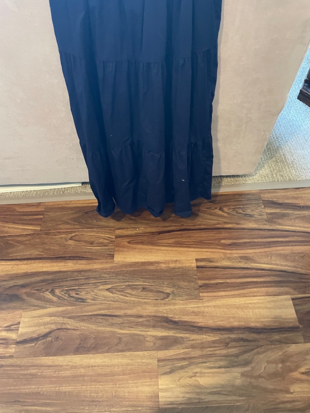 Universal Thread Navy Ruffled Neck dress - Picture 6 of 7